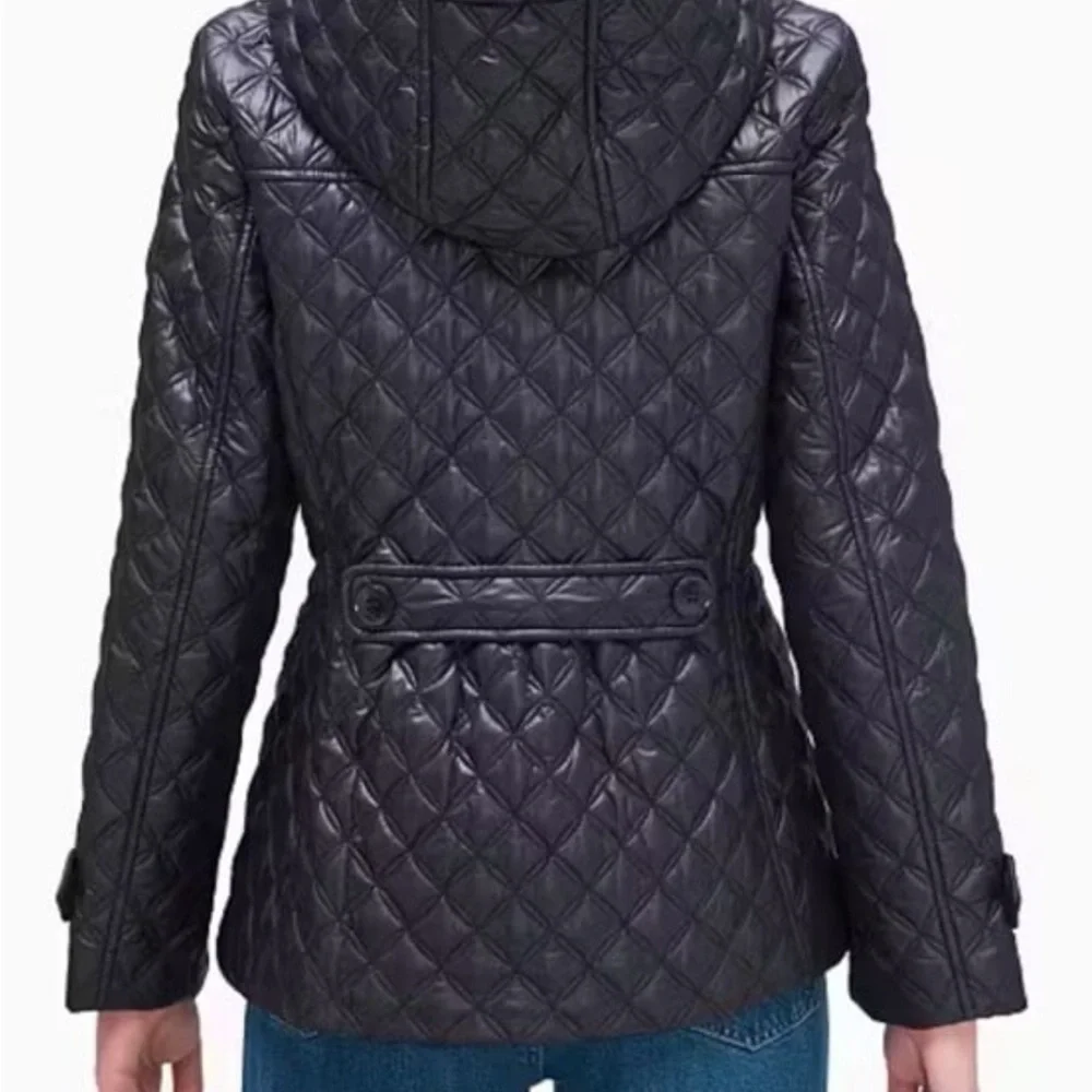 Kate Spade | Quilted Button Front Women's Jacket with hood